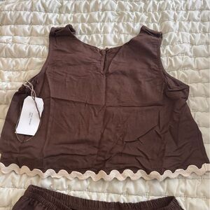 Brown Women's summer set